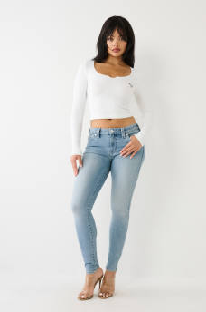 HALLE MID RISE SUPER SKINNY JEAN