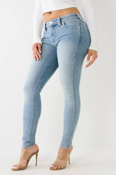 HALLE MID RISE SUPER SKINNY JEAN