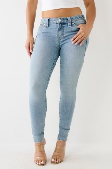 JEANS SKINNY CURVIL&Iacute;NEOS JENNIE DE TIRO MEDIO