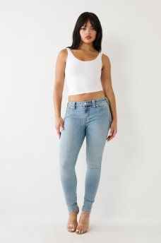 JEANS SKINNY CURVIL&Iacute;NEOS JENNIE DE TIRO MEDIO