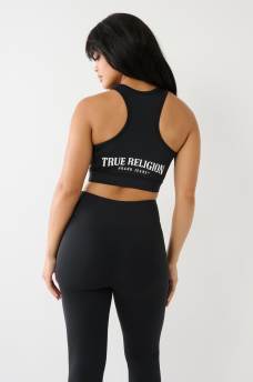 LACE UP SPORTS BRA TOP, image 2