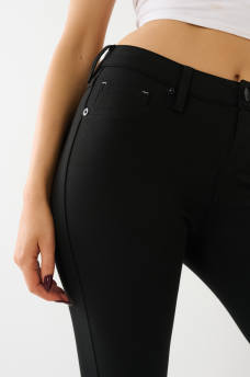 JOEY PONTE MID RISE CURVY FLARE PANTS , image 4