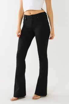 JOEY PONTE MID RISE CURVY FLARE PANTS , image 5