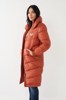 TRUE RELIGION LOGO LONGLINE PUFFER, image 3