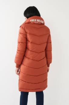 TRUE RELIGION LOGO LONGLINE PUFFER, image 6