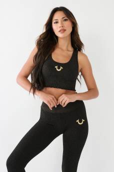 LUREX SEAMLESS SPORTS BRA TOP, image 2