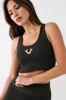 LUREX SEAMLESS SPORTS BRA TOP, image 1