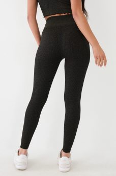 HORSESHOE LOGO SEAMLESS LUREX LEGGINGS, image 5
