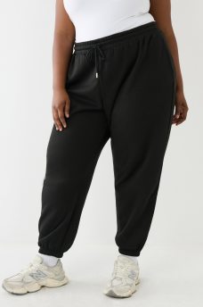 CRYSTAL HORSESHOE BOX HIGH RISE BOYFRIEND JOGGER
