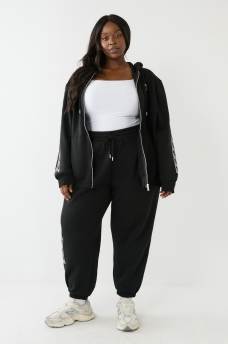 CRYSTAL HORSESHOE BOX HIGH RISE BOYFRIEND JOGGER