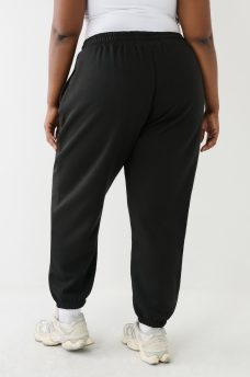CRYSTAL HORSESHOE BOX HIGH RISE BOYFRIEND JOGGER