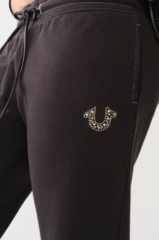 STUDDED FLEECE JOGGER, image 4