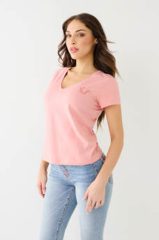 CRYSTAL HS MULTI LOGO TEE, image 4