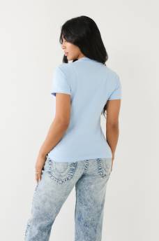 STUDDED HORSESHOE TEE, image 5