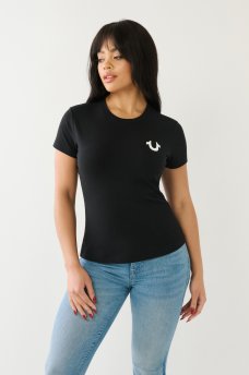 GLITTER HS TR LOGO TEE, image 3