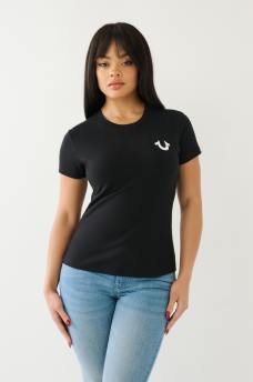 GLITTER HS TR LOGO TEE, image 5