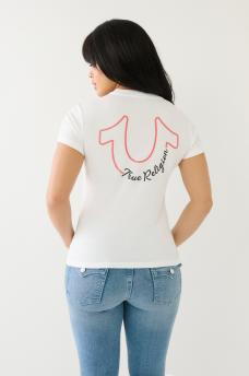 GLITTER HS TR LOGO TEE, image 5