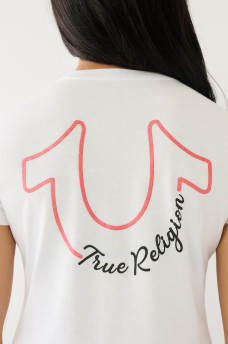 GLITTER HS TR LOGO TEE, image 1