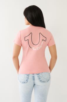 GLITTER HS TR LOGO TEE, image 5