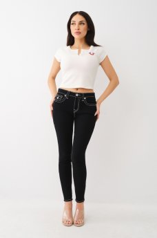 HORSESHOE HOOK & EYE BABY TEE, image 4