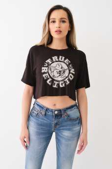 BUDDHA LOGO CROP TEE, image 2