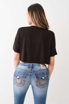 BUDDHA LOGO CROP TEE, image 4