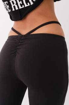 RUCHED STRAPPY FLARE LEGGING, image 6