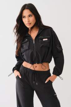 HORSESHOE CROP ANORAK JACKET, image 4