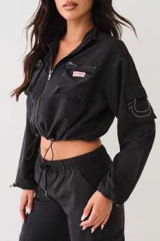 HORSESHOE CROP ANORAK JACKET, image 1