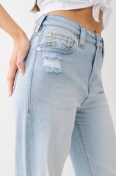SARAH DISTRESSED HIGH RISE JEAN, image 4