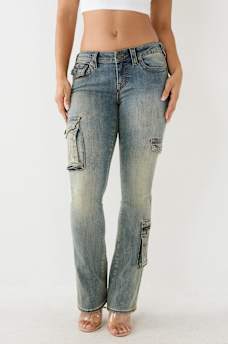 BECCA LOW RISE CARGO BOOTCUT, image 5