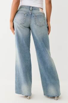 LEILA DISTRESSED LOW RISE JEAN, image 5
