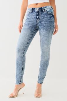 JEANS SUPER SKINNY HALLE BIG T CON LAVADO A LA PIEDRA, image 3