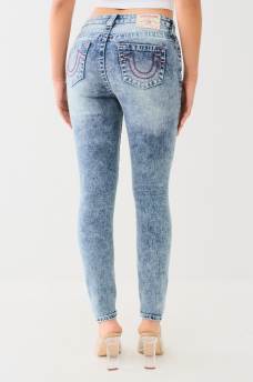 JEANS SUPER SKINNY HALLE BIG T CON LAVADO A LA PIEDRA, image 1