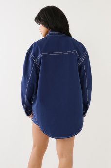 TR PRINTED BIG T SHACKET, image 5