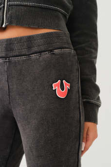 BIG T LOW RISE FLARE SWEAT PANT, image 3