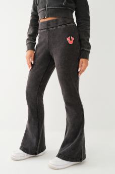 BIG T LOW RISE FLARE SWEAT PANT, image 1