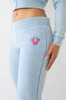 BIG T LOW RISE FLARE SWEAT PANT, image 2