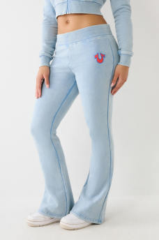 BIG T LOW RISE FLARE SWEAT PANT, image 4
