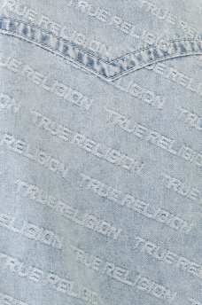 JIMMY MONOGRAM OVERSIZED DENIM JACKET, image 8
