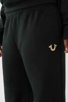 PANTALONES JOGGER ANCHO CON LOGOTIPO, image 3