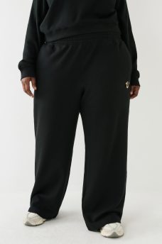 PANTALONES JOGGER ANCHO CON LOGOTIPO, image 4