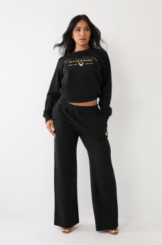 PANTALONES JOGGER ANCHO CON LOGOTIPO, image 6