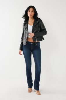 FAUX LEATHER MOTO JACKET