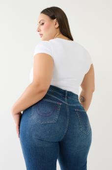 PLUS BILLIE MID RISE STRAIGHT JEAN