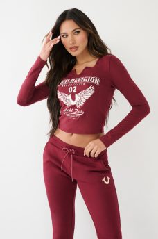 LONG SLEEVE NOTCH LOGO TEE