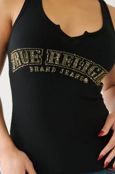  CRYSTAL ARCHED LOGO TANK TOP, image 1