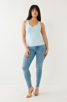  CRYSTAL ARCHED LOGO TANK TOP, image 4