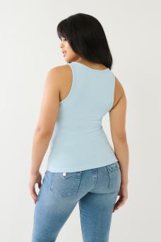  CRYSTAL ARCHED LOGO TANK TOP, image 5