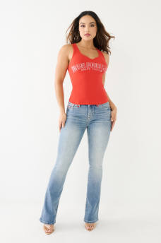 CRYSTAL ARCHED LOGO TANK TOP, image 4